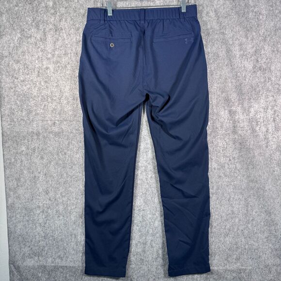 Under Armour Golf Pants Mens 34x32 Blue The Showdown Pant Stretch Golf Office - Picture 7 of 9